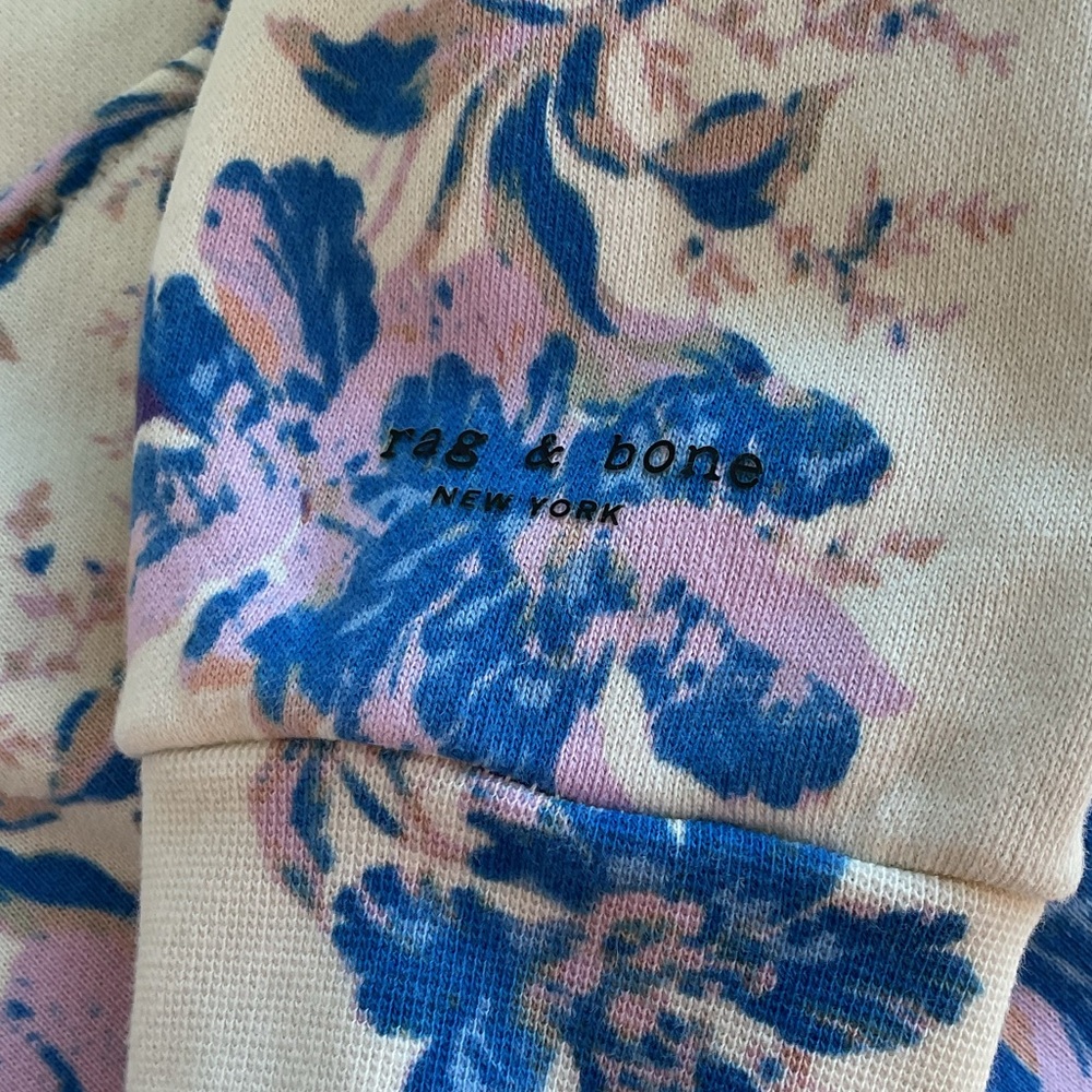 rag & bone women’s Floral Hoodie - Picture 6 of 8